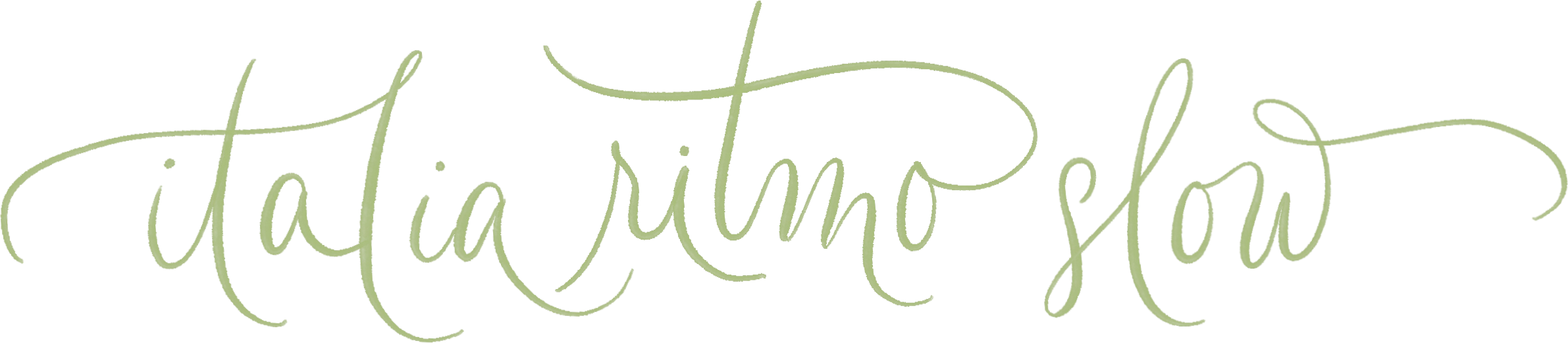 Italia Ritmo Slow Logo text